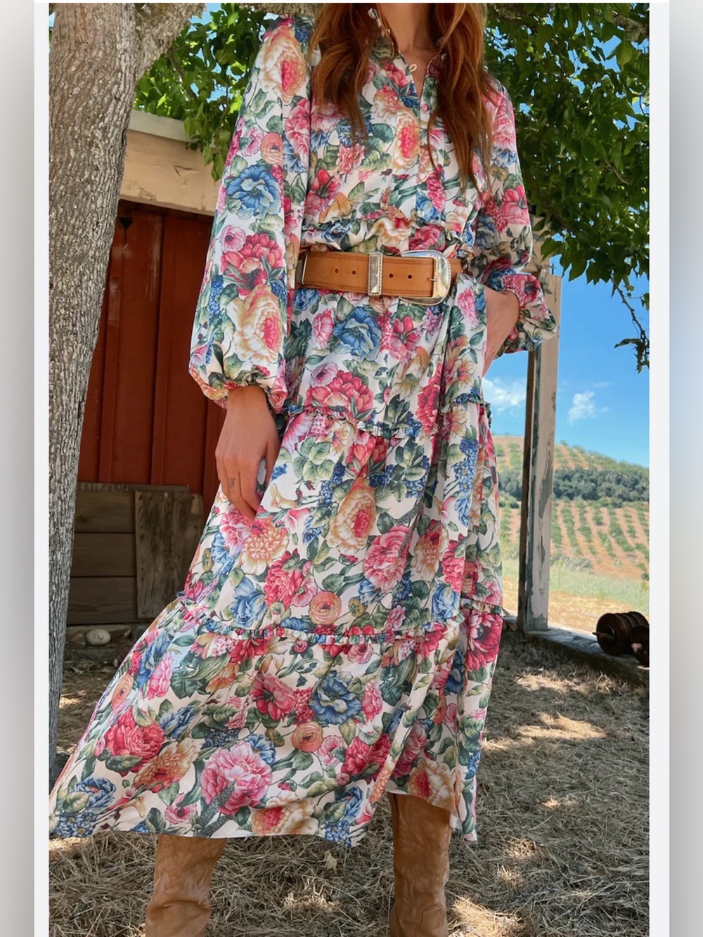 SHOW ME YOUR MUMU: Loretta Maxi Dress in Dusty Meadows, NWT, XXL